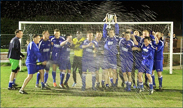 Jets celebrate their Spartan Reserves Cup win