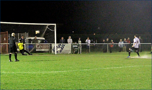 Davis Boateng makes a vital save in the penalty shootout
